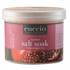 Cuccio Scentual Salt Soak With Pomegranate & Fig 822g