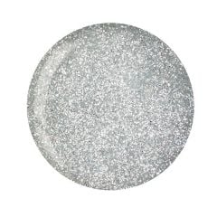 Cuccio Powder Polish Dip System Dipping Powder - Platinum Silver Glitter 14g (5561)