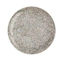 Cuccio Powder Polish Dip System Dipping Powder - Silver With Silver Glitter 14g (5538)