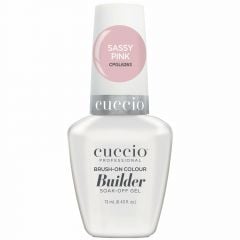 Cuccio Brush On Builder Gel with Calcium Sassy Pink 13ml