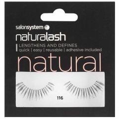 Salon System Naturalash Strip Lashes - Black - 116