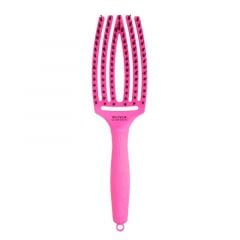 Olivia Garden Fingerbrush Boar & Nylon Think Pink 2023 Neon Pink