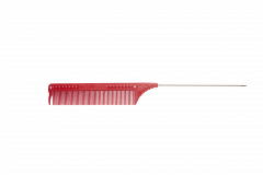 JRL Pin Tail Comb J102 8.8" Red