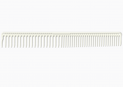 JRL Long Round Tooth Cutting Comb J306 9" White