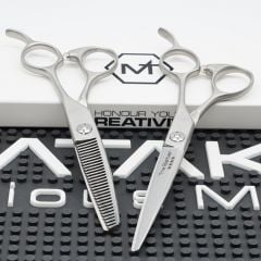 Matakki Barber Left Handed Scissors Set 6.5"