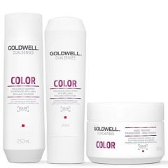 Goldwell Dualsenses Color Shampoo 250ml, Conditioner 200ml and 60sec Treatment 200ml