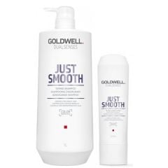 Goldwell Dualsenses Just Smooth Taming Shampoo 1000ml and Conditioner 200ml