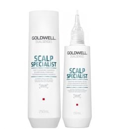 Goldwell Dual Senses Scalp Specialist Deep Cleansing Shampoo 250ml and Soothing Lotion 150ml