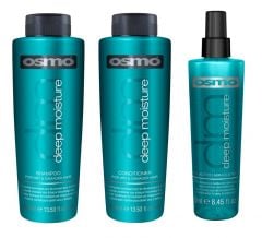 Osmo Deep Moisture Shampoo 400ml, Conditioner 400ml and Miracle Repair 250ml