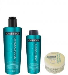 Osmo Deep Moisture Shampoo 1000ml, Conditioner 400ml and Deep Repair Mask 100ml