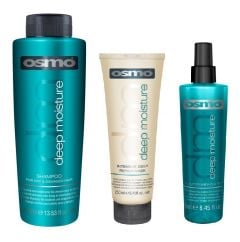 Osmo Deep Moisture Shampoo 400ml, Deep Repair Mask 250ml and Miracle Repair 250ml