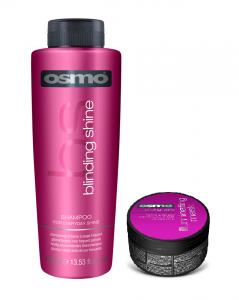Osmo Blinding Shine Shampoo 400ml and Illuminating Mask 100ml