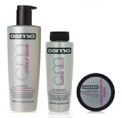 Osmo Colour Save Shampoo 1000ml, Conditioner 300ml and Radiance Mask 100ml