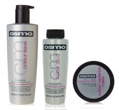 Osmo Colour Save Shampoo 1000ml, Conditioner 300ml and Radiance Mask 300ml