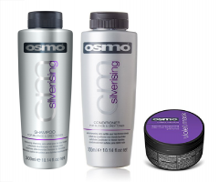 Osmo Silverising Shampoo 300ml, Conditioner 300ml and Violet Mask 300ml