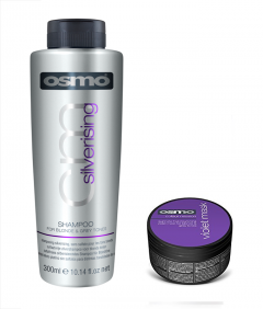 Osmo Silverising Shampoo 300ml and Violet Mask 100ml