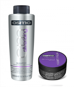 Osmo Silverising Shampoo 300ml and Violet Mask 300ml