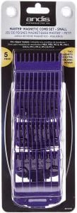 Andis Master Magnetic Comb Attachment 5 Piece Set Small #01410