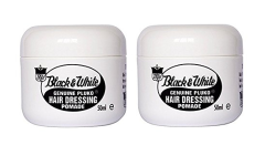 Black & White Genuine Pluko Hair Dressing Pomade 50ml x2